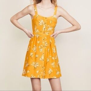 Madewell Floral Yellow Sundress